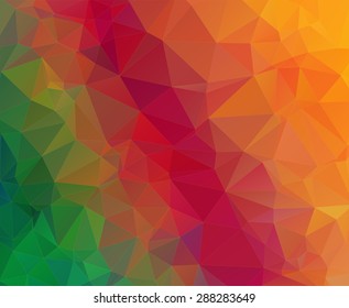 Triangle geometric colorful background for web design