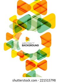 Triangle geometric concept, abstract background