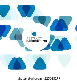 Triangle geometric concept, abstract background