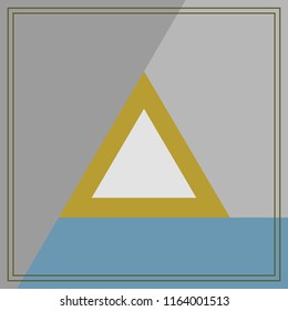 Triangle geometric design for scarf