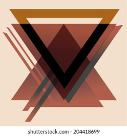 Triangle geometric graphic,futuristic.