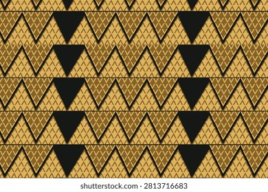 Triangle  Geometric luxury art deco inspired modern twist seamless pattern for packaging , luxury fabric , home decor , wallapaper 