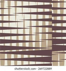 Triangle in the geometric pattern, seamless vector background.