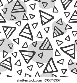 triangle geometric seamless pattern