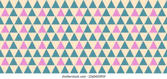 triangle geometric seamless pattern for background