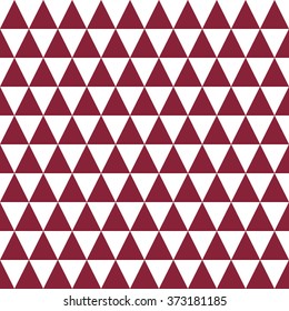 Triangle geometric seamless pattern. Fashion graphic background design. Modern stylish abstract texture. Color template for prints, textiles, wrapping, wallpaper, website etc. VECTOR illustration
