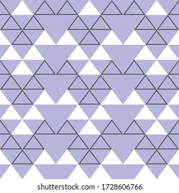 Triangle geometric seamless pattern. Vector repeat. Perfect for fabric, wallpaper, kids, invitations, scrapbooking, homeware.
