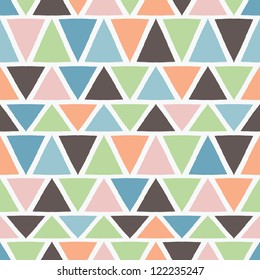 Triangle Geometric Seamless Vector Repeat