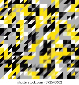 Triangle geometric shapes. Seamless Pattern