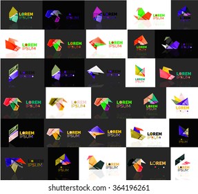 dreieckige geometrische Formen, Satz abstrakter Logos