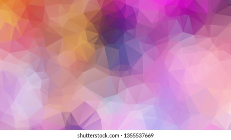 Triangle Geometrical Background, polygon swirl design. Colorful swirl polygon