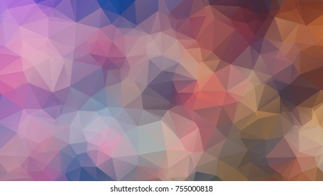 Triangle Geometrical Background, polygon swirl design. Colorful swirl polygon