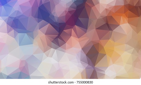 Triangle Geometrical Background, polygon swirl design. Colorful swirl polygon
