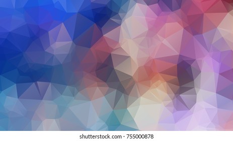 Triangle Geometrical Background, polygon swirl design. Colorful swirl polygon
