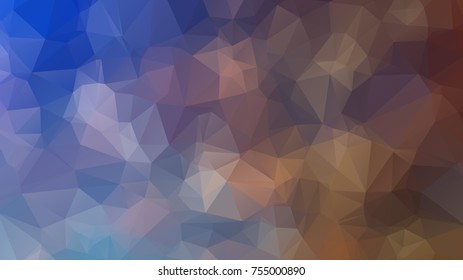 Triangle Geometrical Background, polygon swirl design. Colorful swirl polygon