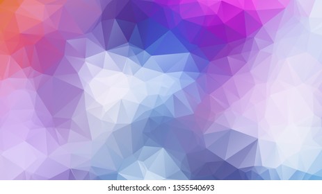 Triangle Geometrical Background, Rainbow polygon swirl design. Rainbow Colorful swirl rainbow polygon