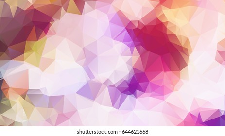 Triangle Geometrical Background, Rainbow polygon swirl design. Rainbow Colorful swirl rainbow polygon