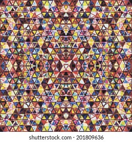 Triangle geometrical colorful background