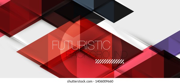 Triangle geometrical modern business presentation design template, abstract pattern for any background, vector illustration