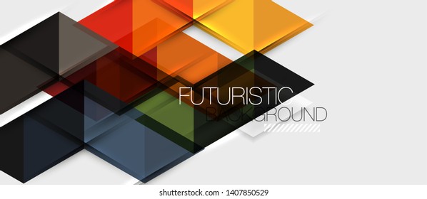 Triangle geometrical modern business presentation design template, abstract pattern for any background, vector illustration