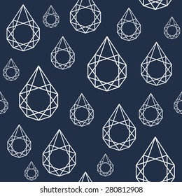  triangle geometrical water drop pattern