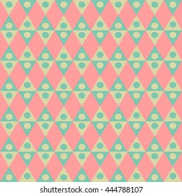 Triangle Girly PINK Pattern Vector
