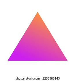 Triangle Gradient Art Vector Design