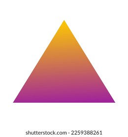 Triangle Gradient Art Vector Design