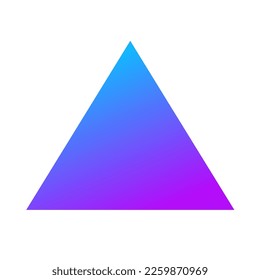 Triangle Gradient Art Vector Design