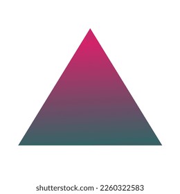 Triangle Gradient Art Vector Design