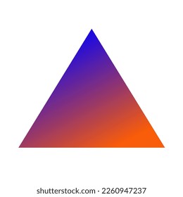 Triangle Gradient Art Vector Design