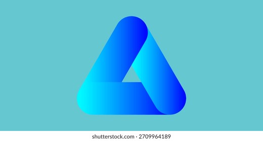 Triangle gradient corporate business logo