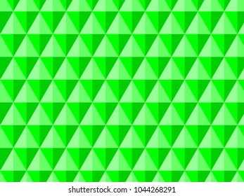 Triangle green background