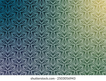 Triangle green light line soft pattern background. vector illustration.
