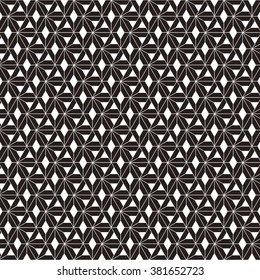 Triangle grid design,Vector seamless pattern.