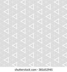 Triangle grid design,Vector seamless pattern.