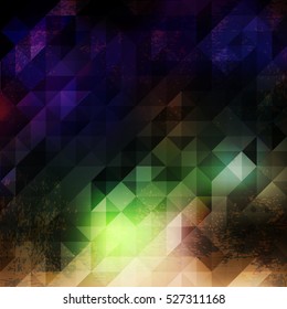 triangle grunge background, vector illustration