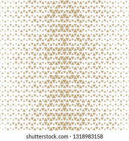 triangle halftone pattern, seamless geometric gradient border