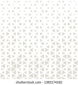 triangle halftone pattern, seamless geometric gradient border