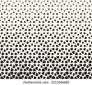  Triangle halftone seamless pattern.. Abstract geometric graphic design triangle pattern. 