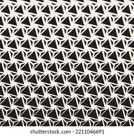  Triangle halftone seamless pattern.. Abstract geometric graphic design triangle pattern. 