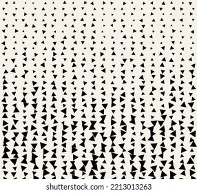  Triangle halftone seamless pattern.. Abstract geometric graphic design triangle pattern. 