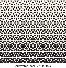 Triangle halftone seamless pattern.. Abstract geometric graphic design triangle pattern. 