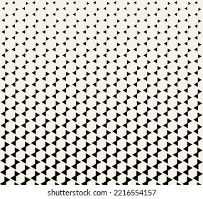  Triangle halftone seamless pattern.. Abstract geometric graphic design triangle pattern. 