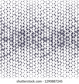 triangle halftone seamless pattern, minimal geometric background print texture