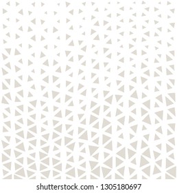 triangle halftone seamless pattern, minimal geometric background print texture