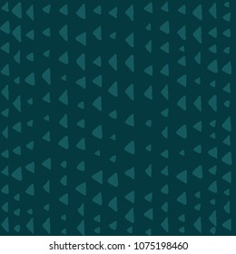 Triangle hand drawing ocean blue color vector background.
