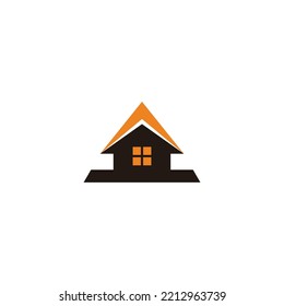 Triangle Home Arrow Up Window Logo Vector 