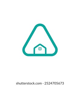 Ilustración de diseño de logotipo de triángulo