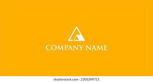 Triangle house logo concept, for comercial home and property logo